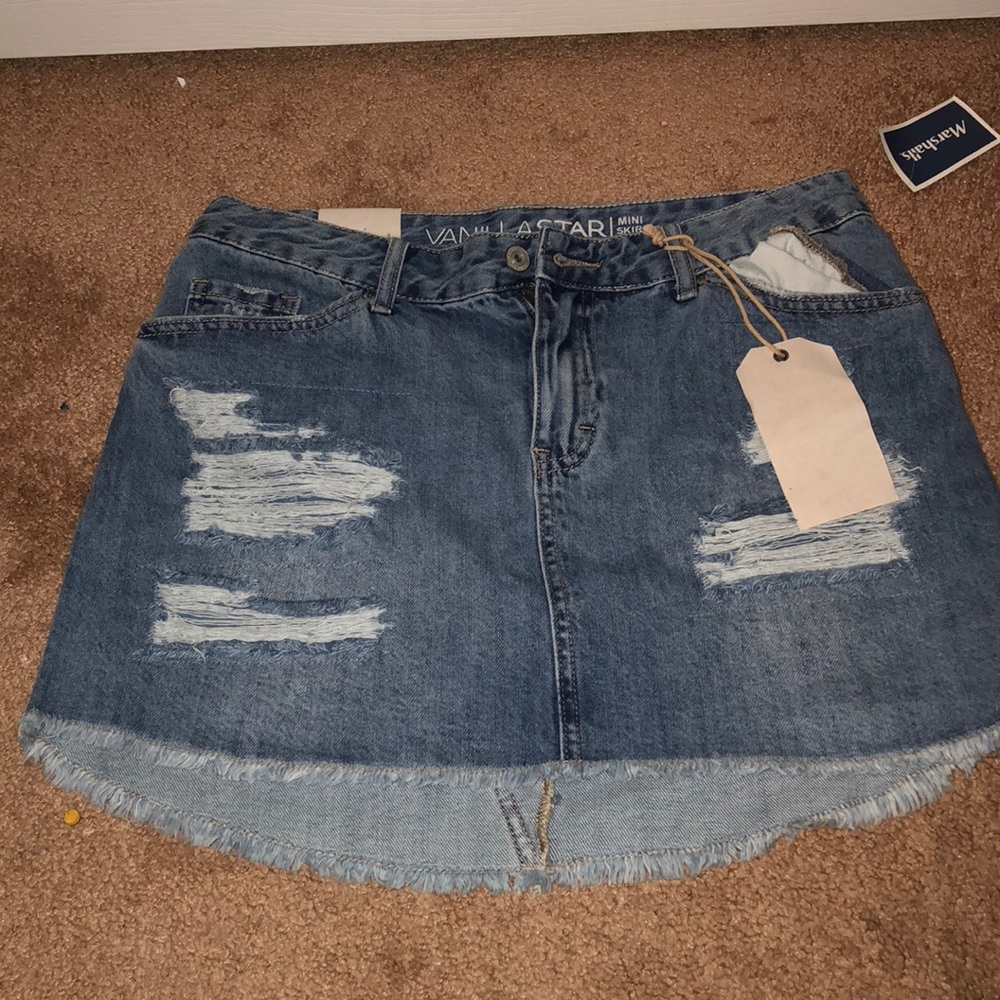Denim Mini Skirt